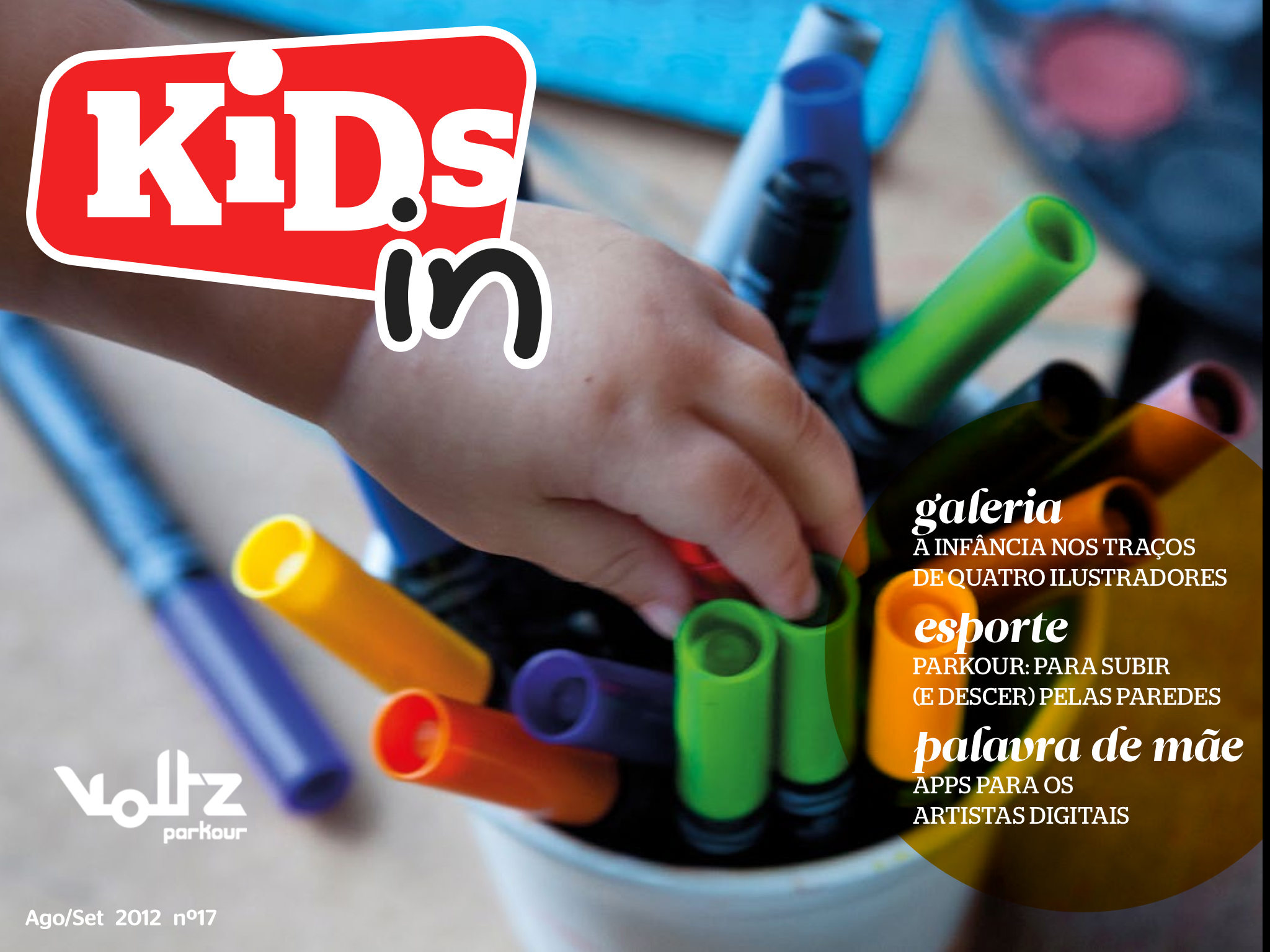 Revista Kidsin em App para Ipad - parkour